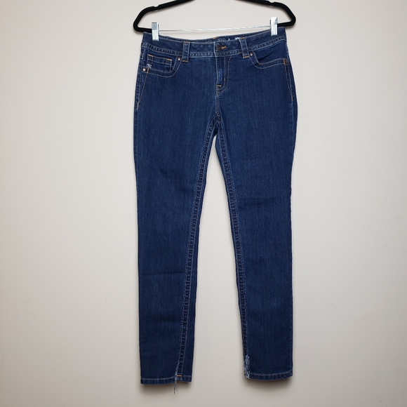 MISS ME Skinny Ankle Midrise Dark Wash Jeans - Picture 1 of 10